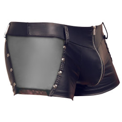 Svenjoyment Boxer NAXIS Imitation Cuir Noir